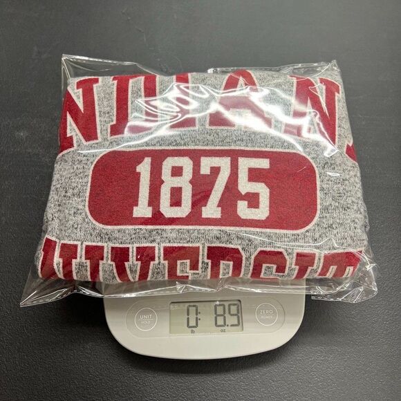 Top Of The World Gray Indiana University Crewneck Knit Blouse Top Womens Size M - Picture 10 of 10